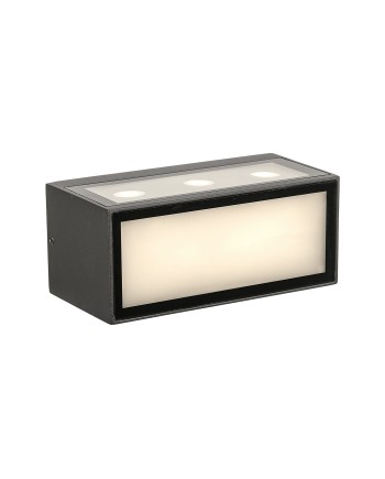 CANCUN  * APLIQUE LED IP65 10,5W 3000K GRIS OSCURO